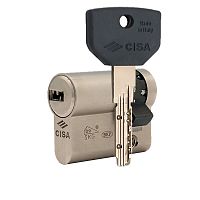 Циліндр половинка CISA ASIX P8 70 (60*10) нікель матовий 3 ключі